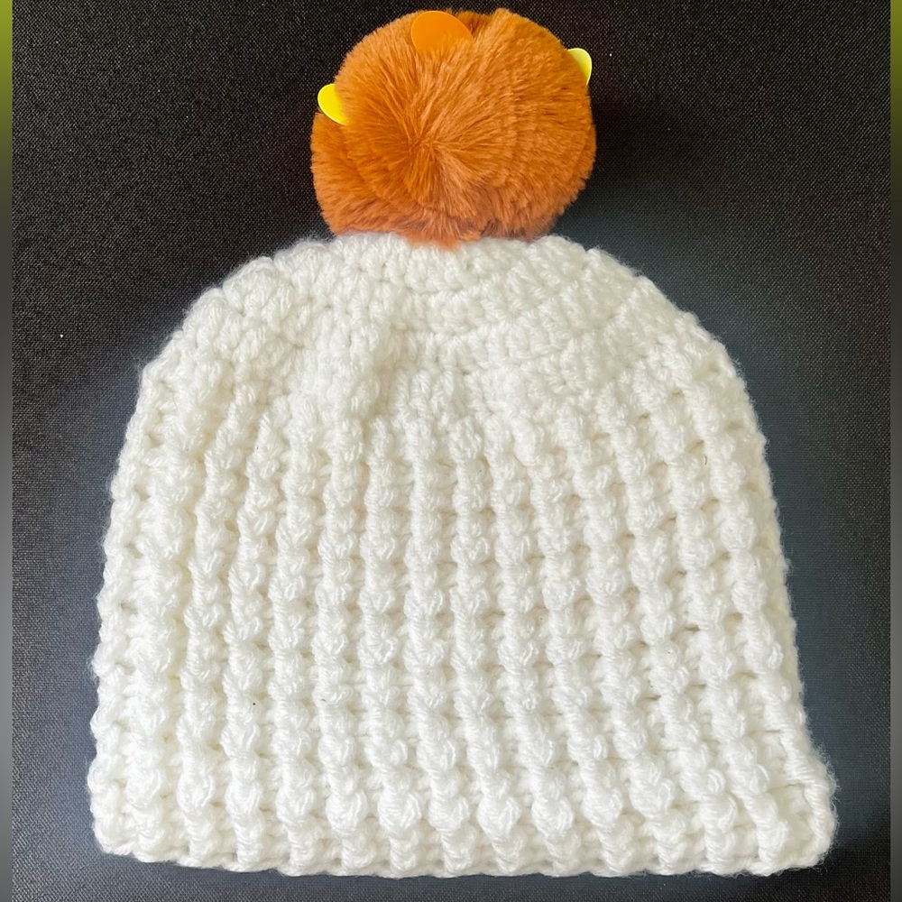 Handmade crochet winter cap